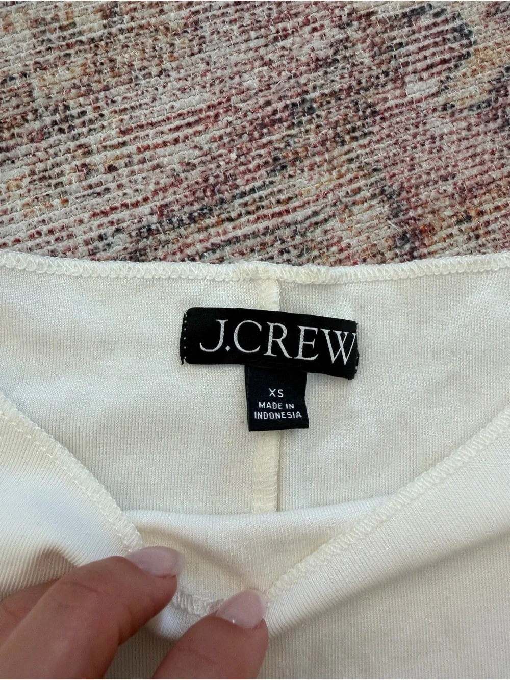 J. Crew High Neck Blouse